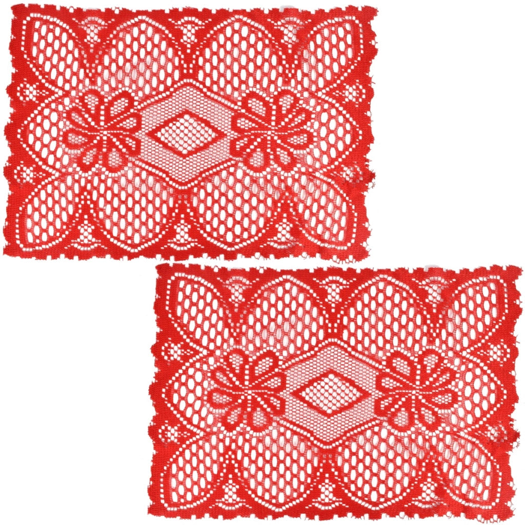 KIT SET 4 PZ  MAURY'S TOVAGLIETTE RETTANGOLARI 30X45CM ROSSO