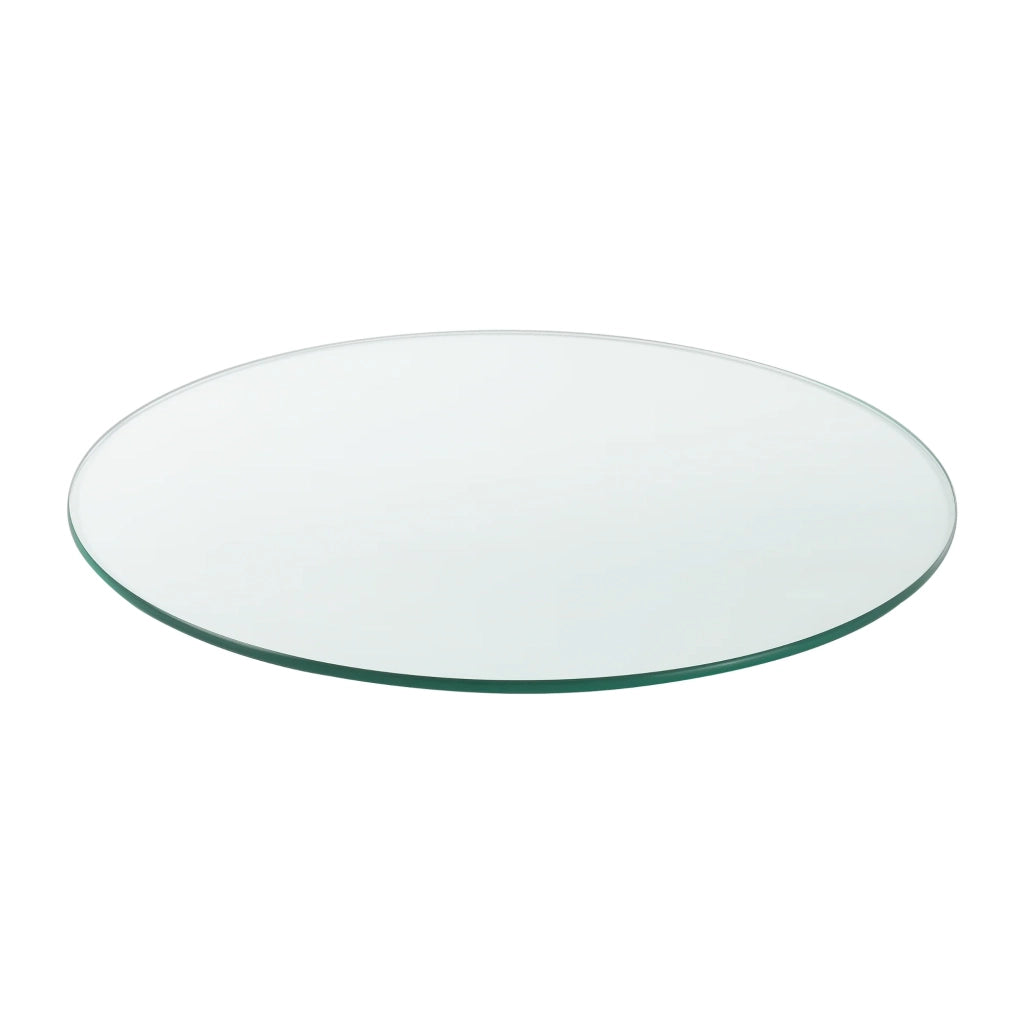 Piano del tavolo in vetro ESG diametro 60 cm trasparente 03_0008116