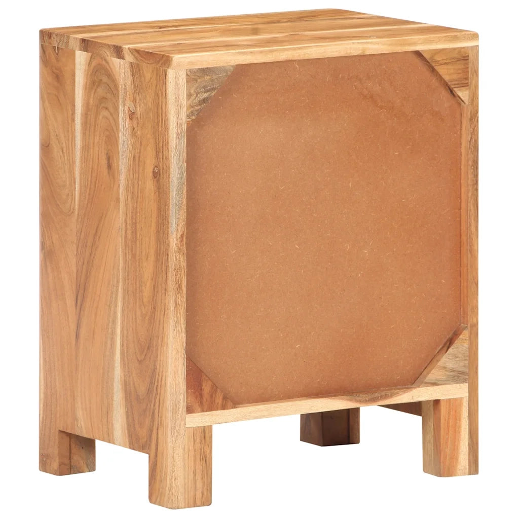 Comodino 40x30x50 cm in Legno Massello di Acacia 320474