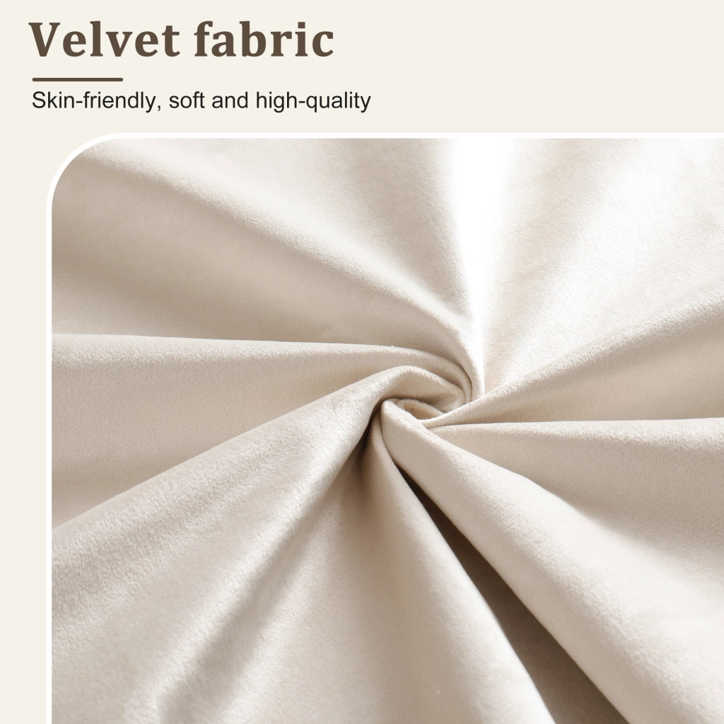 DESMIU Divano Letto 90 × 200 cm 1 posto con contenitore idraulico, LED, USB e Type-C, senza materasso, in velluto, beige