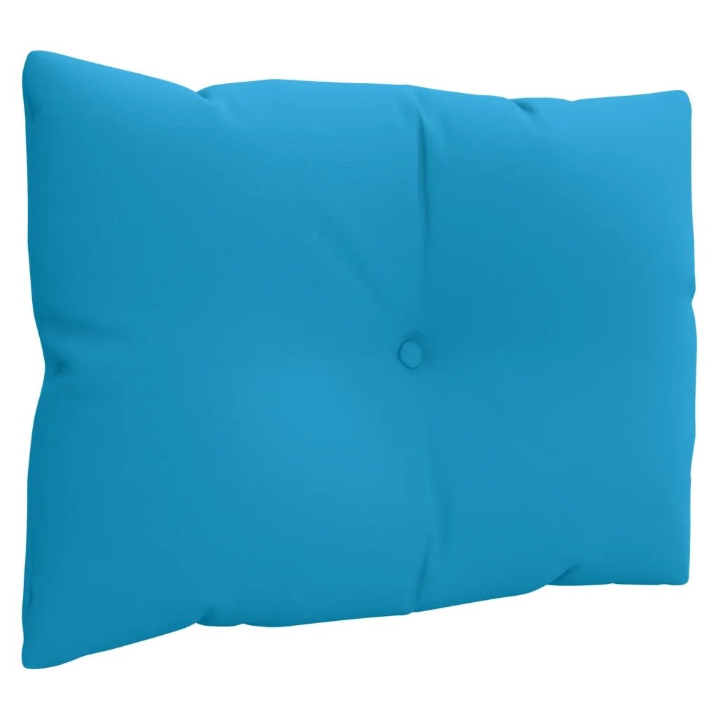 Cuscini per Pallet 3 pz Blu in Tessuto
