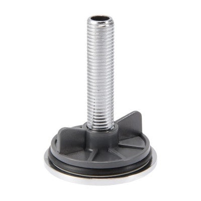 Coppia tappi copriforo 47 mm in acciaio cromato per lavabo e bidet
