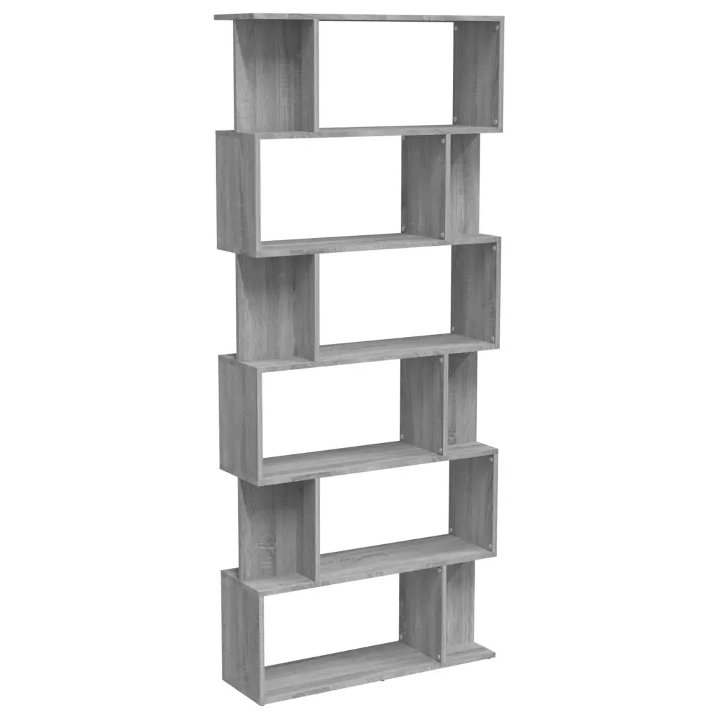 Libreria/Divisorio Grigio Sonoma 80x24x192 cm Legno Ingegnerizzato 816060