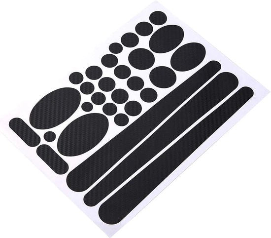 Protezione della catena posteriore per bicicletta - set da 1 - per la maggior parte delle biciclette - nero.