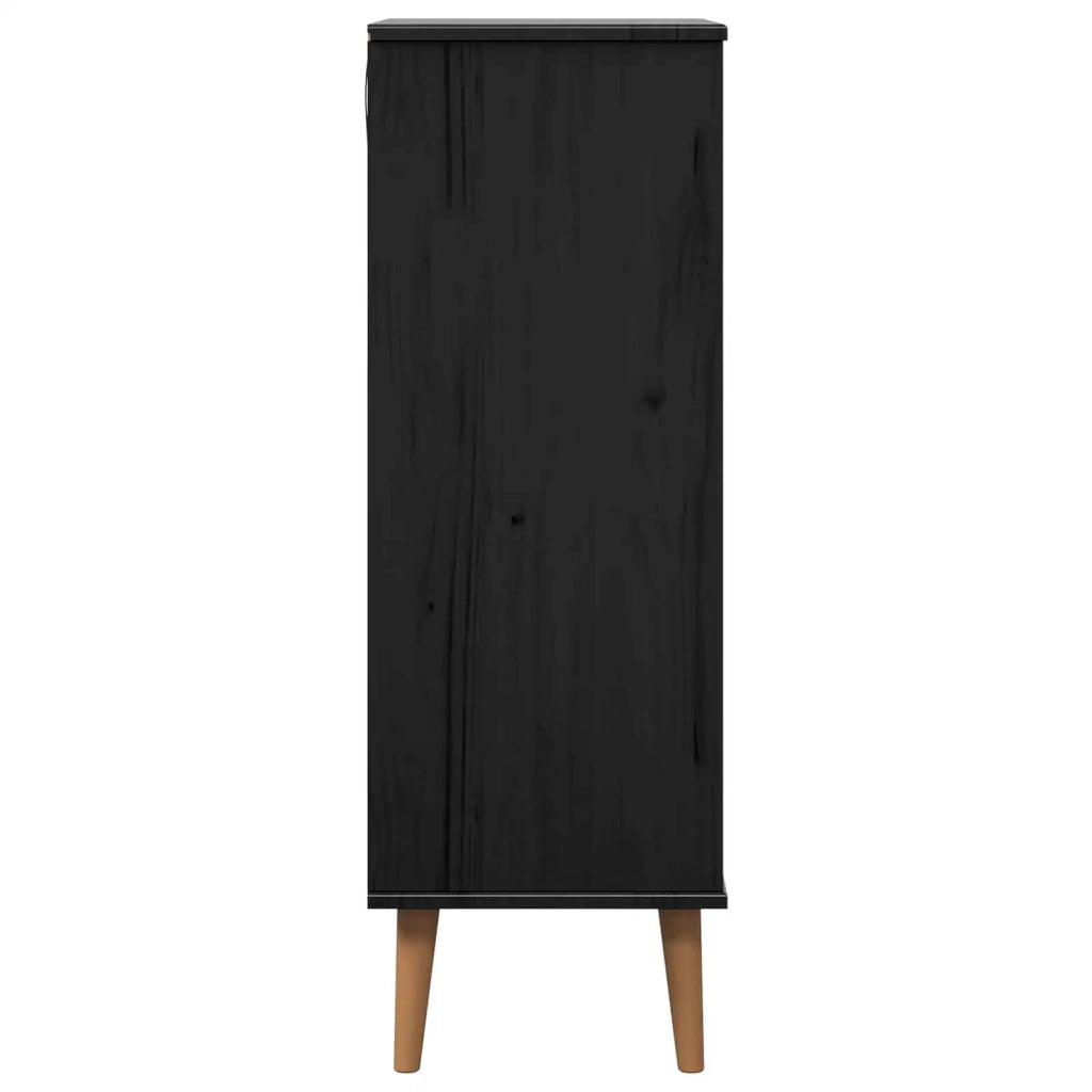 Mobile per scarpe MOLDE 59,5 x 35 x 103 cm Nero 42020941