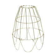 Coperchio per lampada riscaldante per pulcini e animali, filo zincato, 21x15,5x4,5 cm