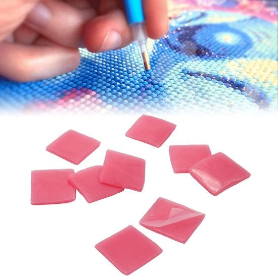 Accessorio per dipinto con diamante | 5D lavorazione di terra con diamante | Laccio per dipinto con diamante punto croce | 2 x 2 cm | Adatto per hobby | Materiali per lavori manuali creativi