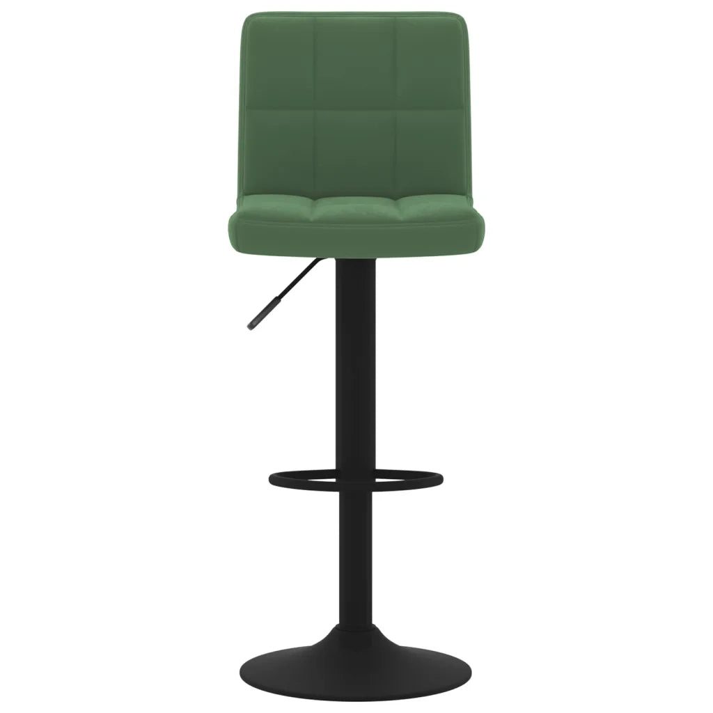 Sgabelli da Bar 2 pz Verde Scuro in Velluto cod mxl 55954