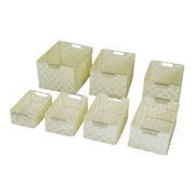 Cassetto poliestere crema 1-7 cm 38x28h21