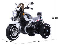 Moto Elettrica per Bambini 12V Kidfun Melbourne Bianca