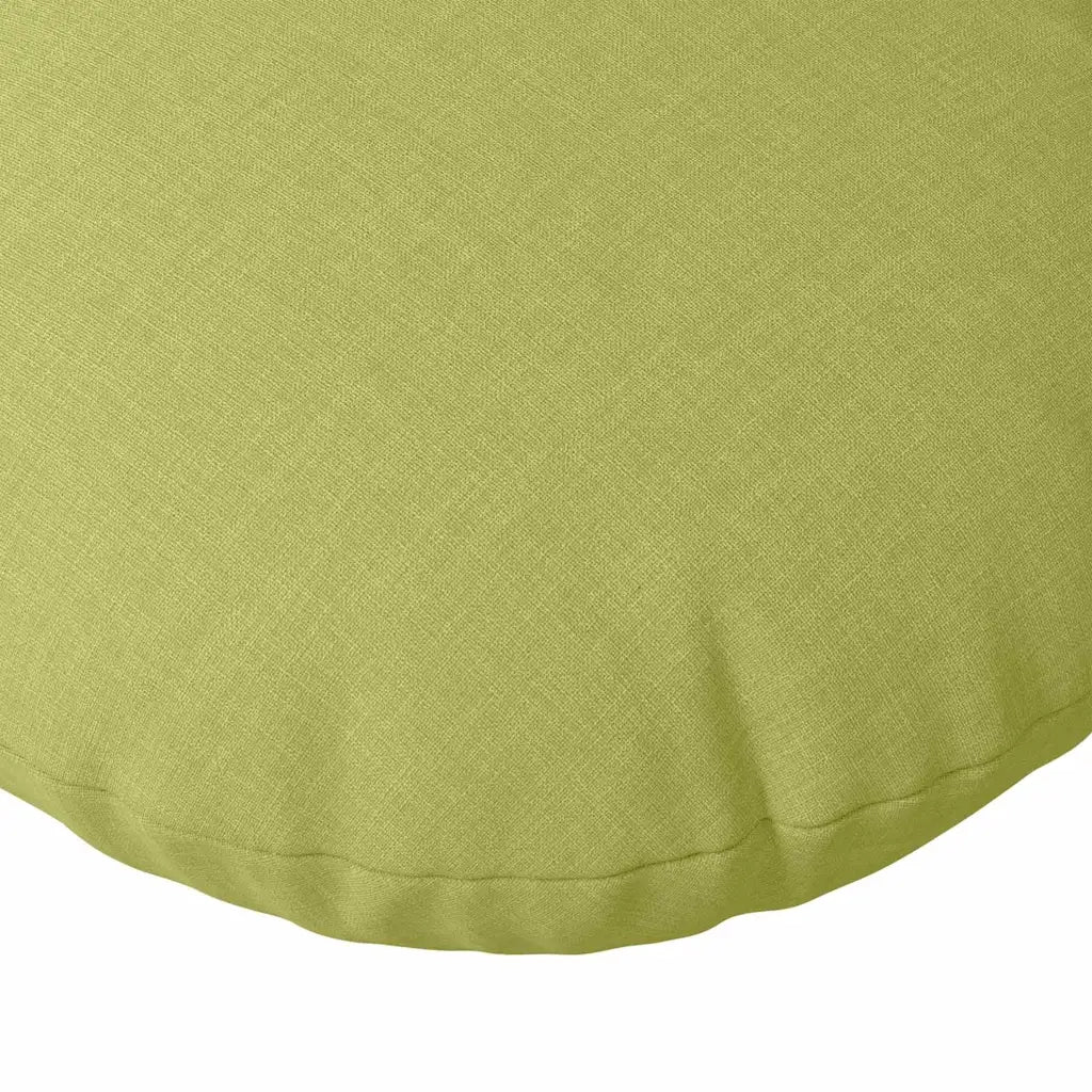 Cuscini per Seduta 2 pcs Verde chiaro Ø60 x 21 cm Tessuto