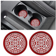 Accessori auto - Bekerhouders universali - Temperatura alta resistente - Rosso - Set da 4 pezzi - Adatti a tutti i veicoli
