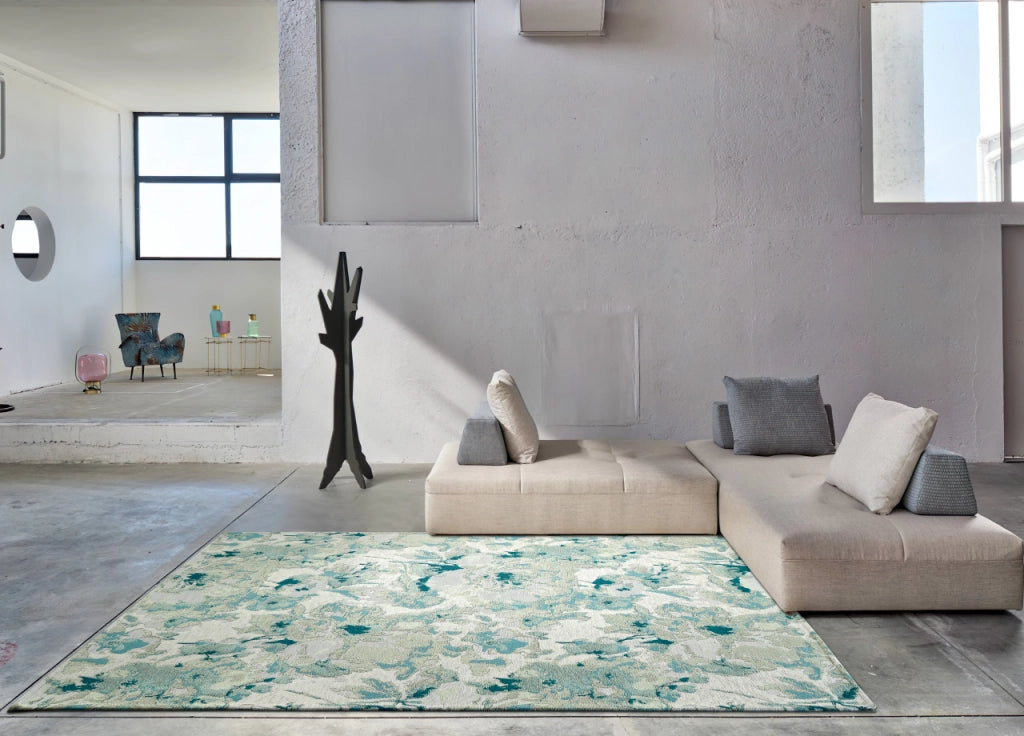 Tappeto Arredo Salotto Antiscivolo Scendiletto Camera Dis. Dubai By Suardi - 175x240 - Argento