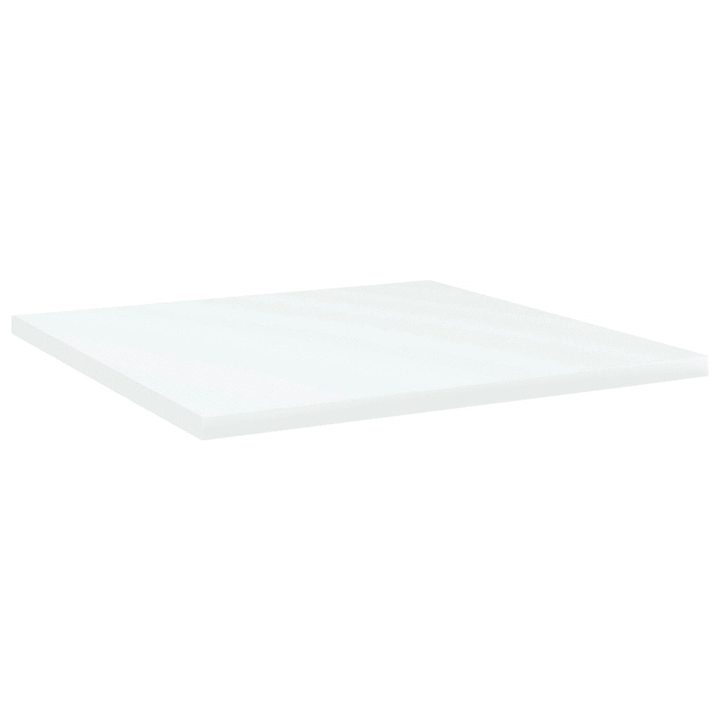 Ripiani per Libreria 4pz Bianchi 40x40x1,5 cm Legno Multistrato 805170