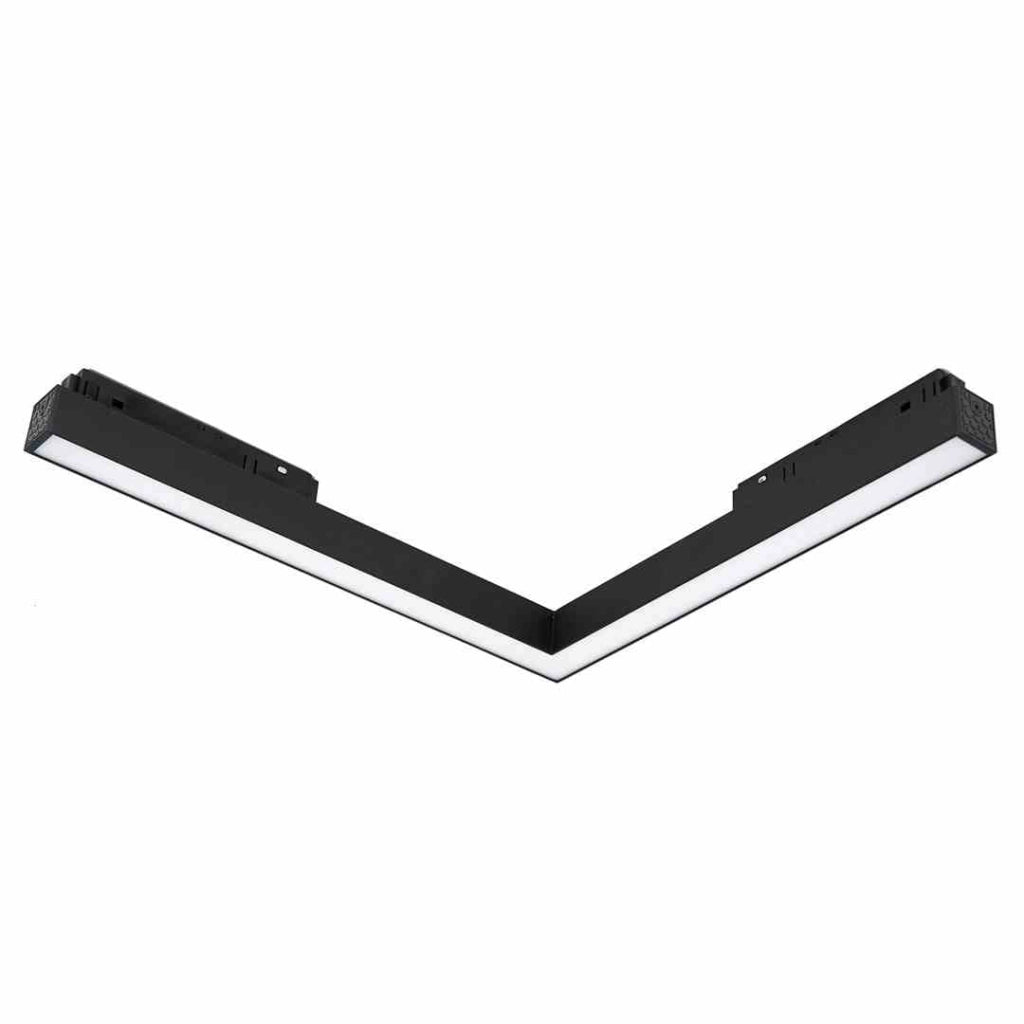 Sospensione binario magnetico 48V LED 24W nera Milagro ML6626