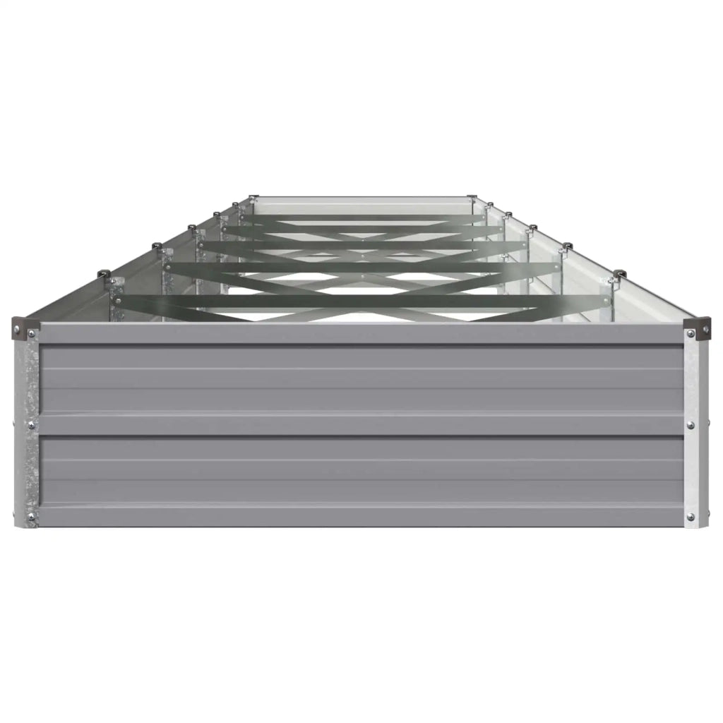Letto rialzato da giardino Grigio 480 x 80 x 24 cm 8006519