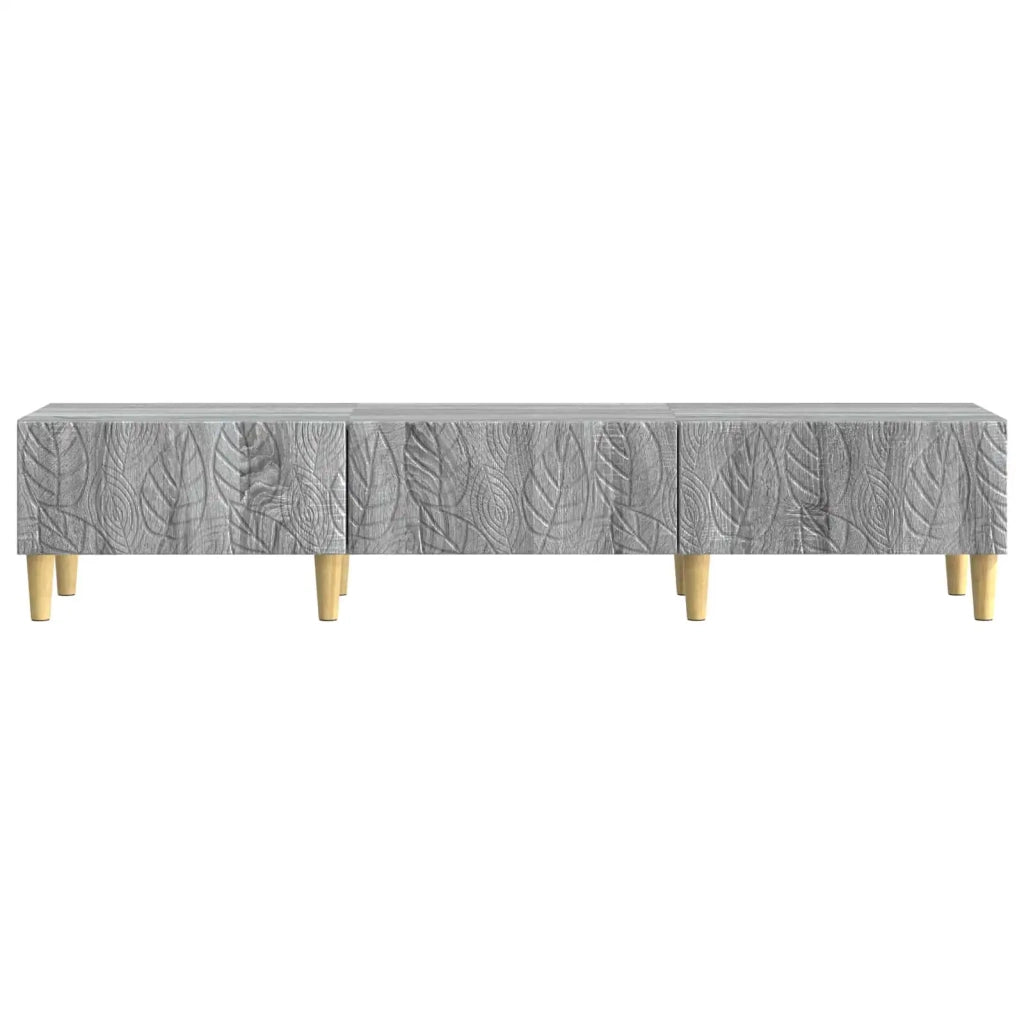 Mobile TV 147 x 34,5 x 30 cm Sonoma grigio Legno ingegnerizzato 895171