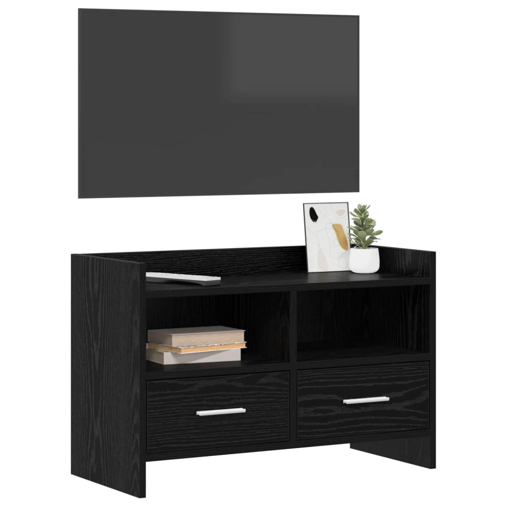 Mobile TV 71,5 x 33 x 47 cm Rovere Nero Legno ingegnerizzato 8011148