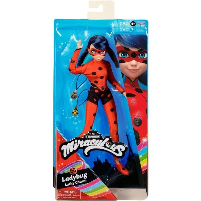 Bambola Miracolosa 26 cm - BANDAI - Portafortuna Coccinella