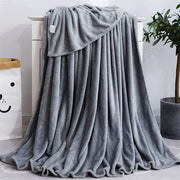 Piumone soffice a forma di cuscino - Superzucco - Grigio scuro - Piumino flanella - Ideale per divano o letto - 70x100 cm