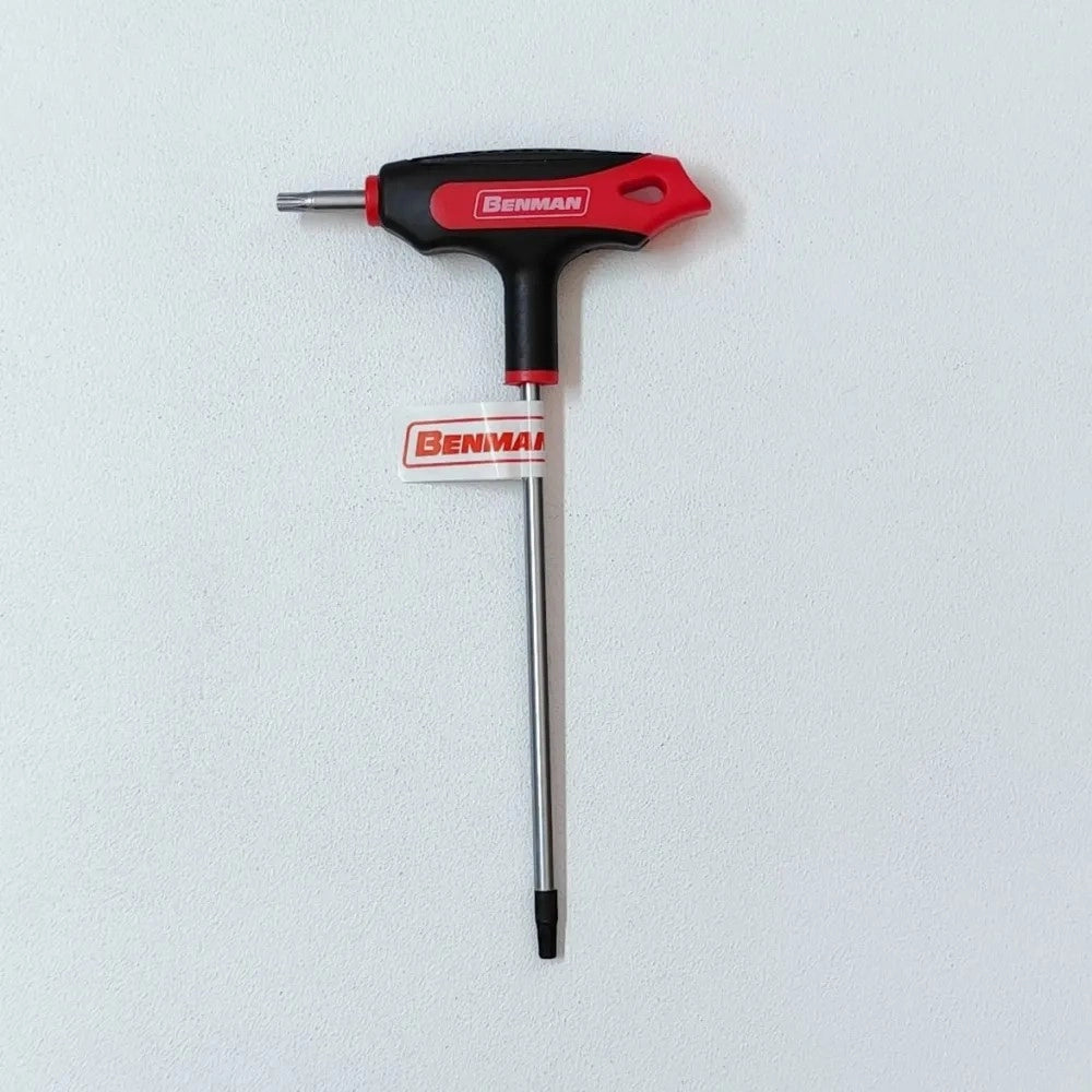 Benman t25 chiave torx forato con manico a t
