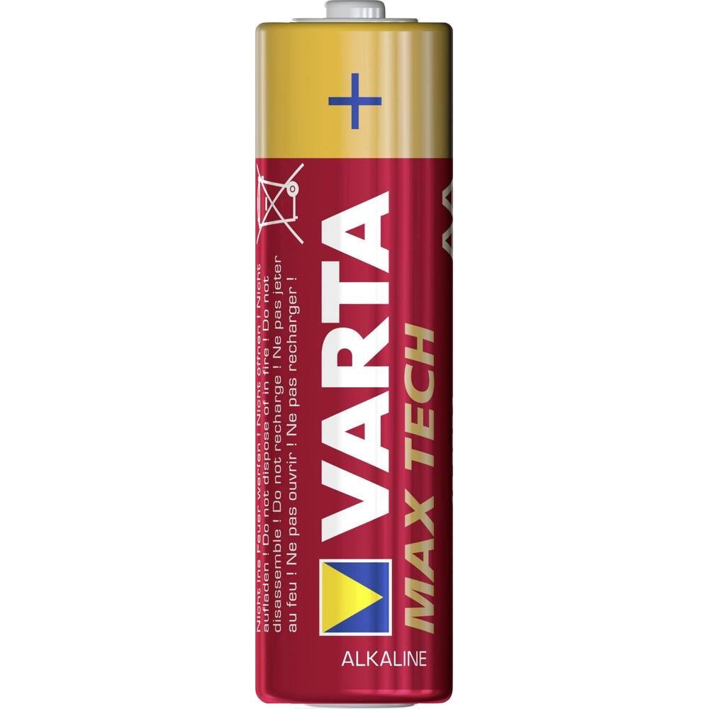 Blister 4 batterie stilo VARTA max tech alcalina LR06 1,5V