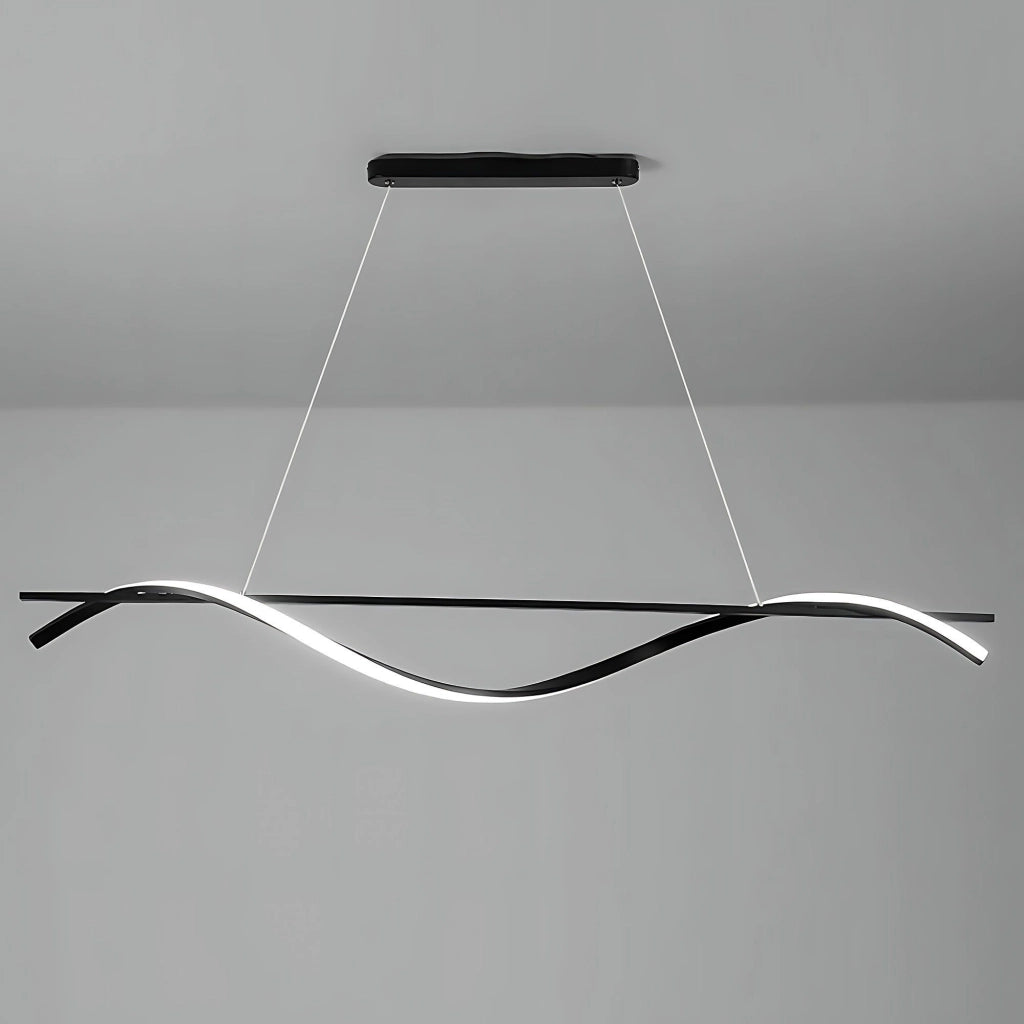 Lampada A Sospensione Lhj019-cp 120 Cm Nero