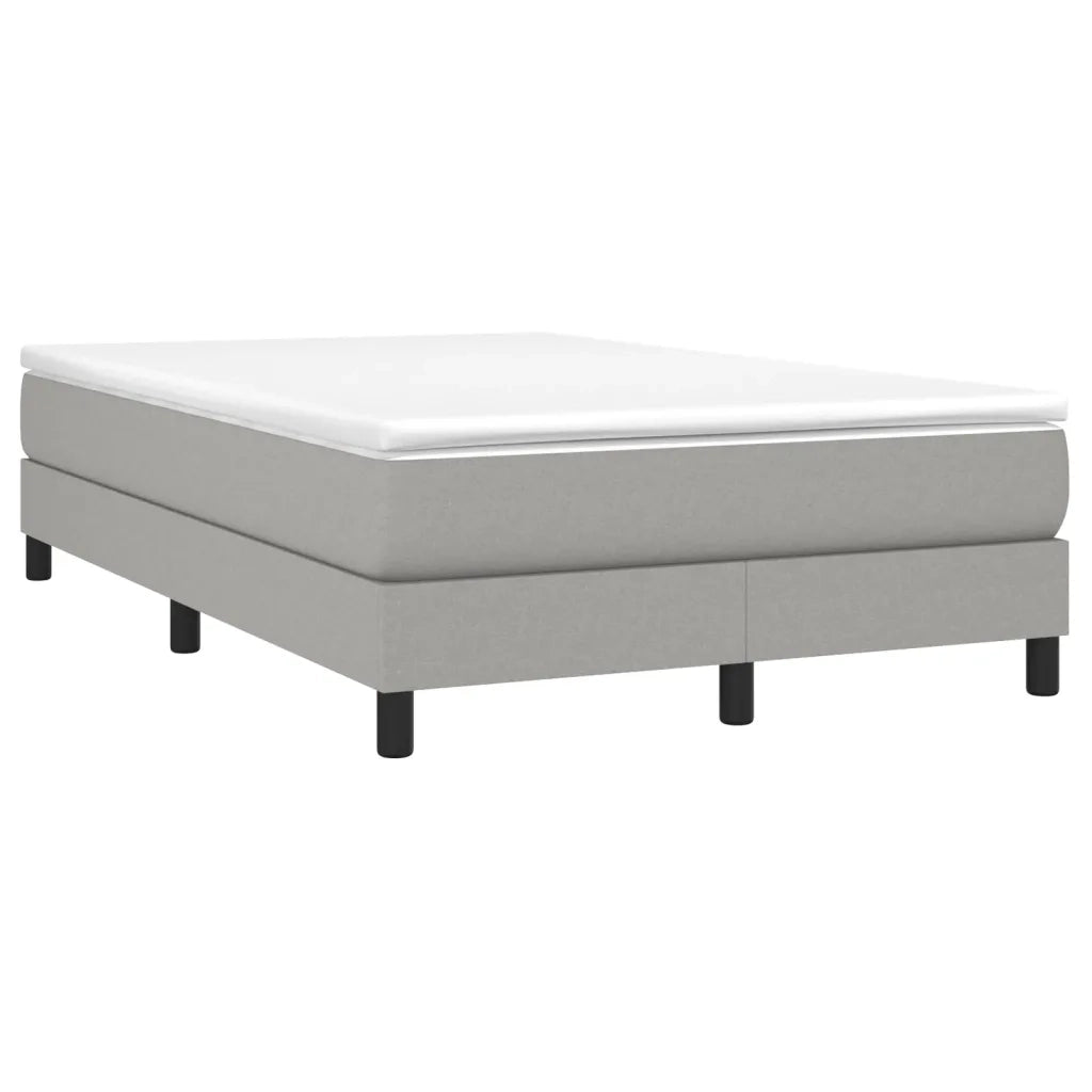 Struttura Letto a Rete a Molle Grigio Chiaro 120x200 cm Tessuto 3120500