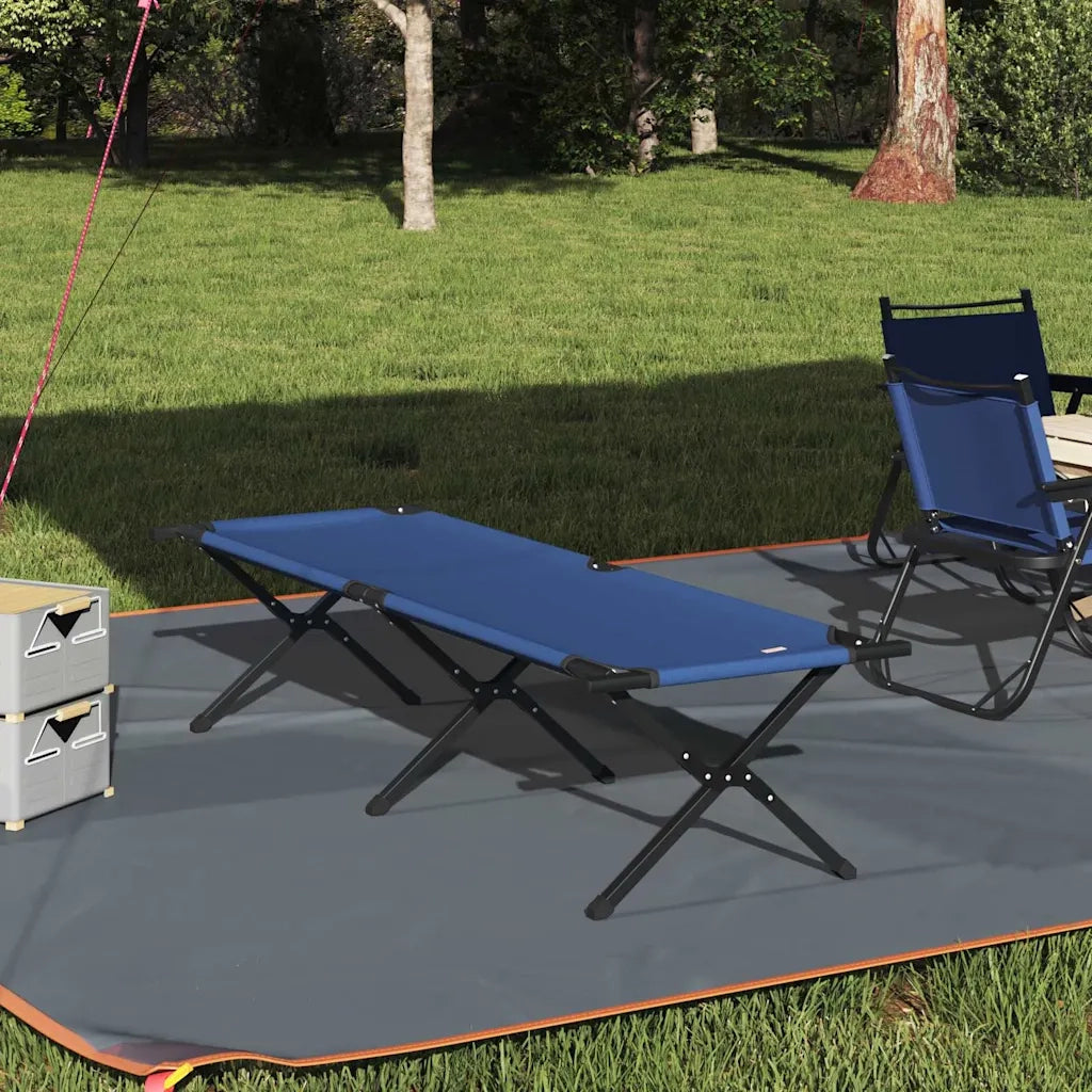 Letto da campeggio pieghevole Blu 193 x 69 x 45 cm CFW5108348