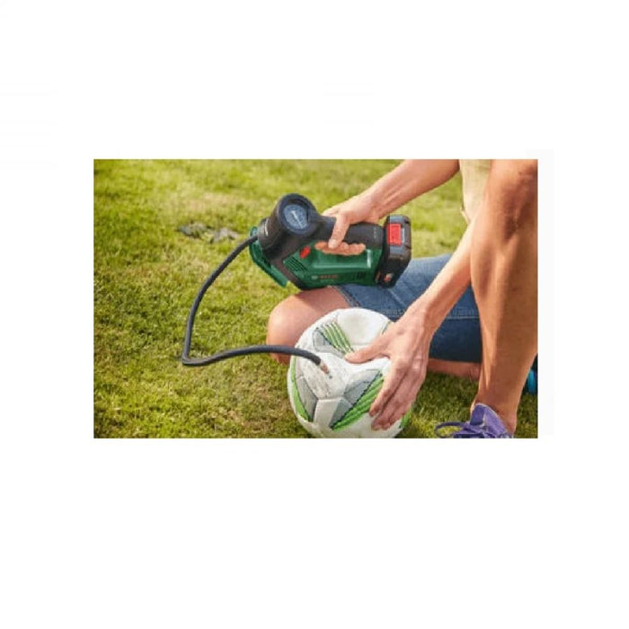 POMPA ARIA COMPRESSA A BATTERIA 18V SET DI BOSH