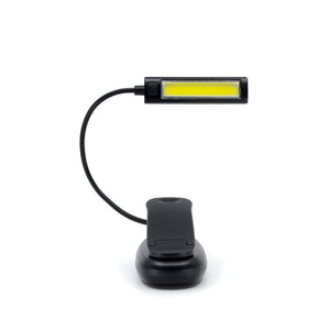 LAMPADA DA LETTURA BOOK LIGHT RICARICABILE A LED 75/100/150 LUMENS CON PINZA