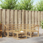 Set di divani da esterno 5 pcs Bianco 59 x 59 x 37 cm 3387608