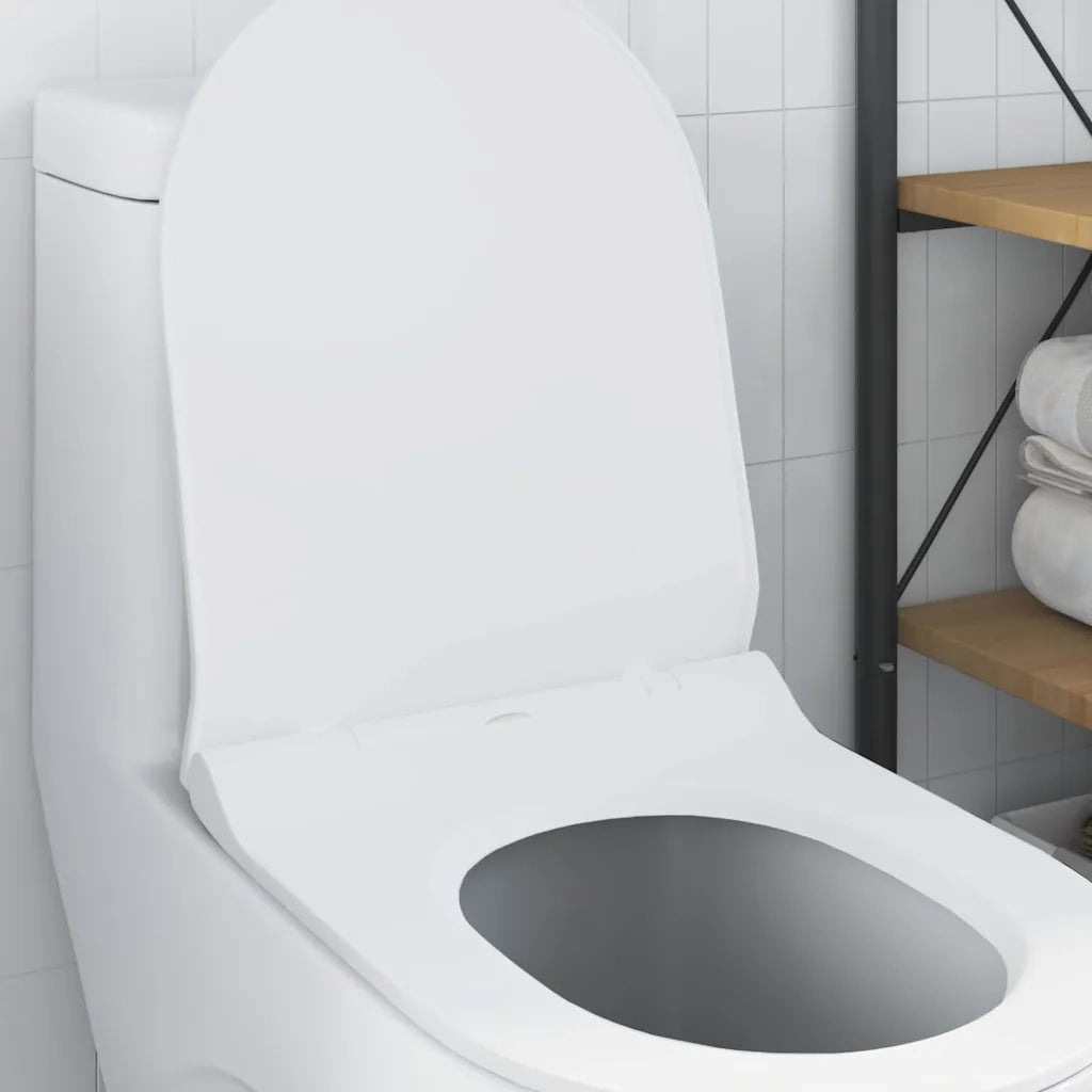 Sedile del WC Regolabile Bianco 50 x 36,5 x 5 cm Polipropilene 42015817
