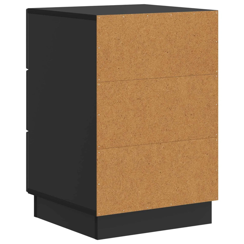Armadio da Notte Nero 43 x 41 x 63,5 cm Legno ingegnerizzato 895246