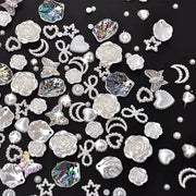 100 Set di Accessori Flatback Diversi Sfumature di Smetile per Hobby DIY Scrapbooking Ornamenti