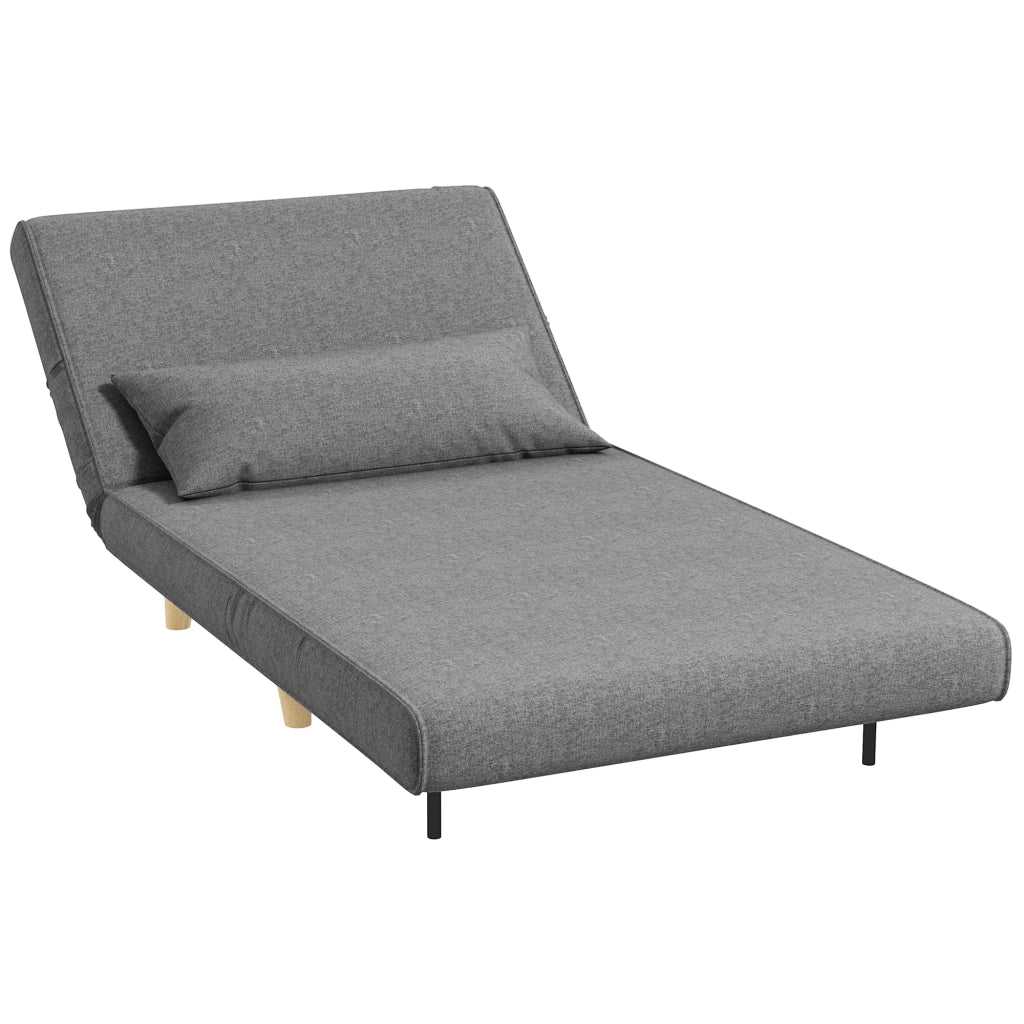 Poltrona letto 1 posto ¨C zephmum ¨C grigio 94x78x80 cm