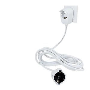 REV 0016130114 prolunghe e multiple 3 m 2 presa(e) AC Interno Bianco