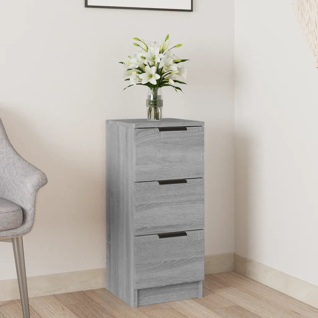 Credenza-Buffet-Armadio da cucina Grigio Sonoma 30x30x70 cm in Legno Multistrato 795605