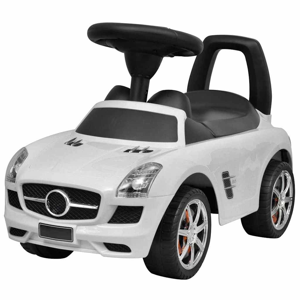 Automobile a Spinta Mercedes Benz Bianca Cavalcabile Bambinicod mxl 80676