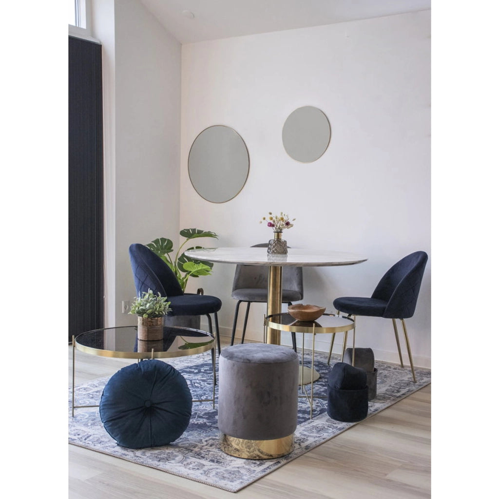 Tappeto Rettangolare Havana, Blu, Polistirene Cinigliato, 230x160x1 cm