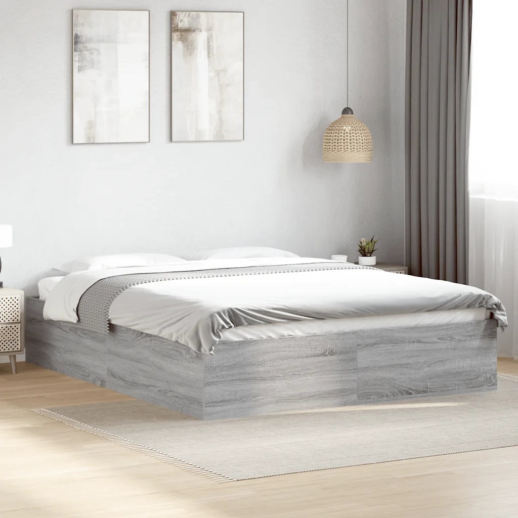 Giroletto Grigio Sonoma 150x200 cm in Legno Multistrato 3281012