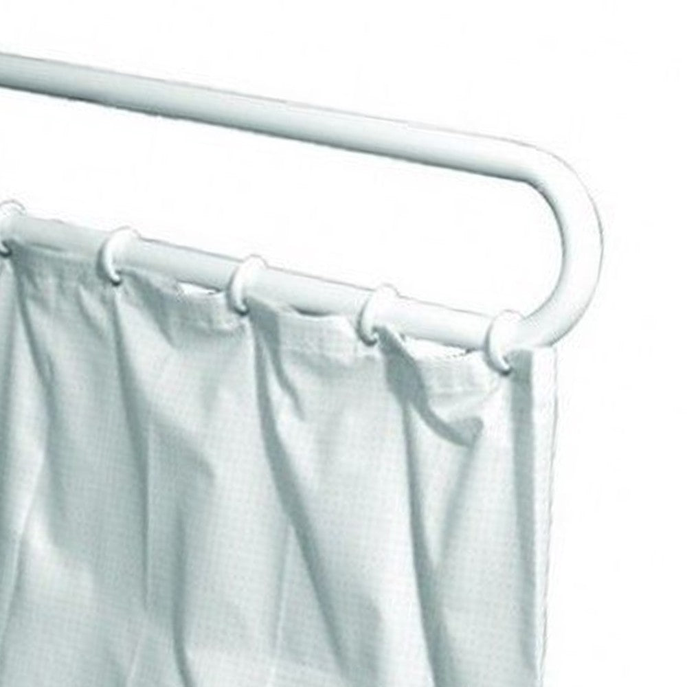 Maniglione barra ribaltabile reggitenda inox lucido