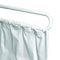 Maniglione barra ribaltabile reggitenda inox lucido