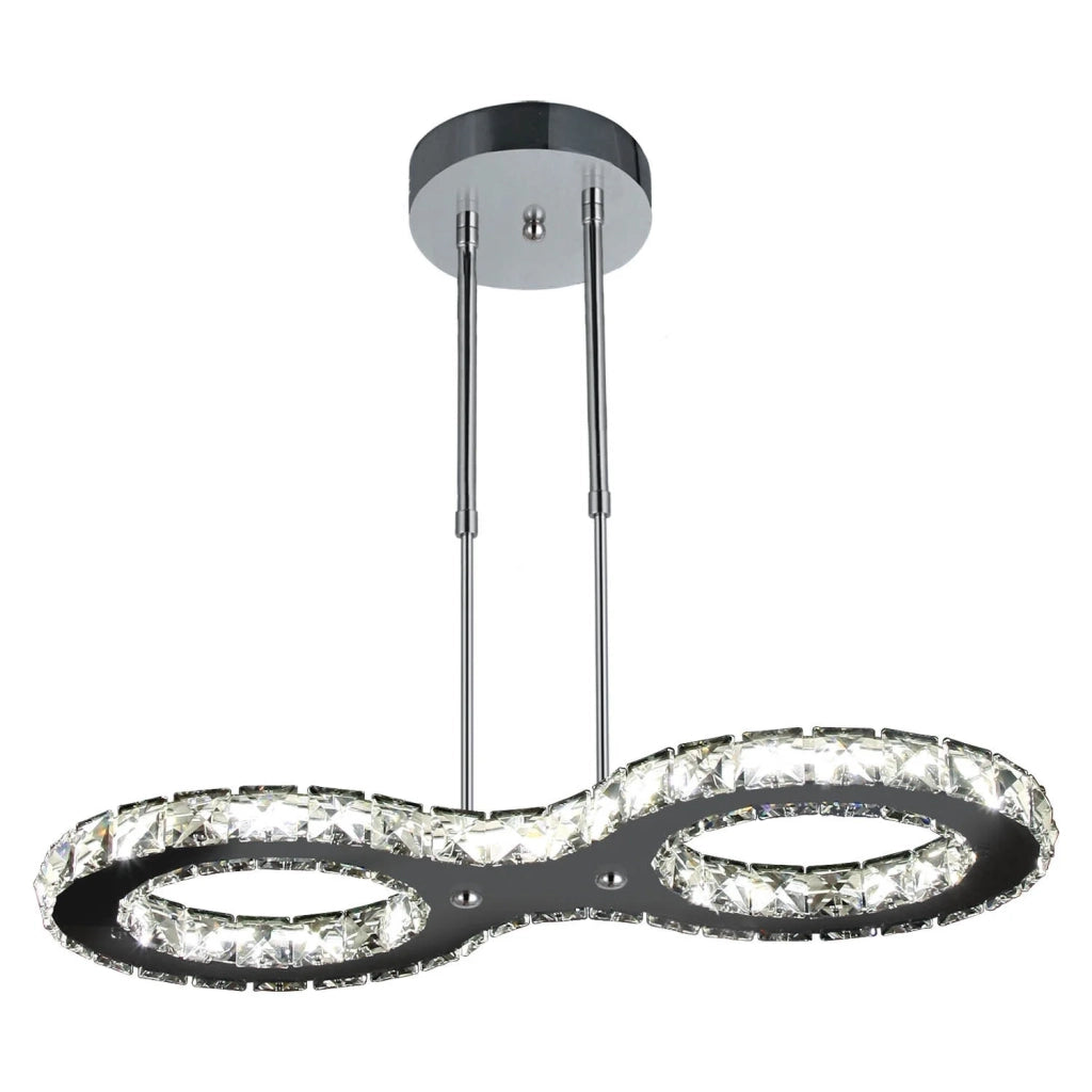 LÚZETE - LÁMPARA DE TECHO LED ANNABEL CRISTAL 36W