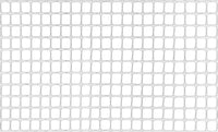RETE IN PLASTICA COLORADO BIANCA  MT50 H100   20X20