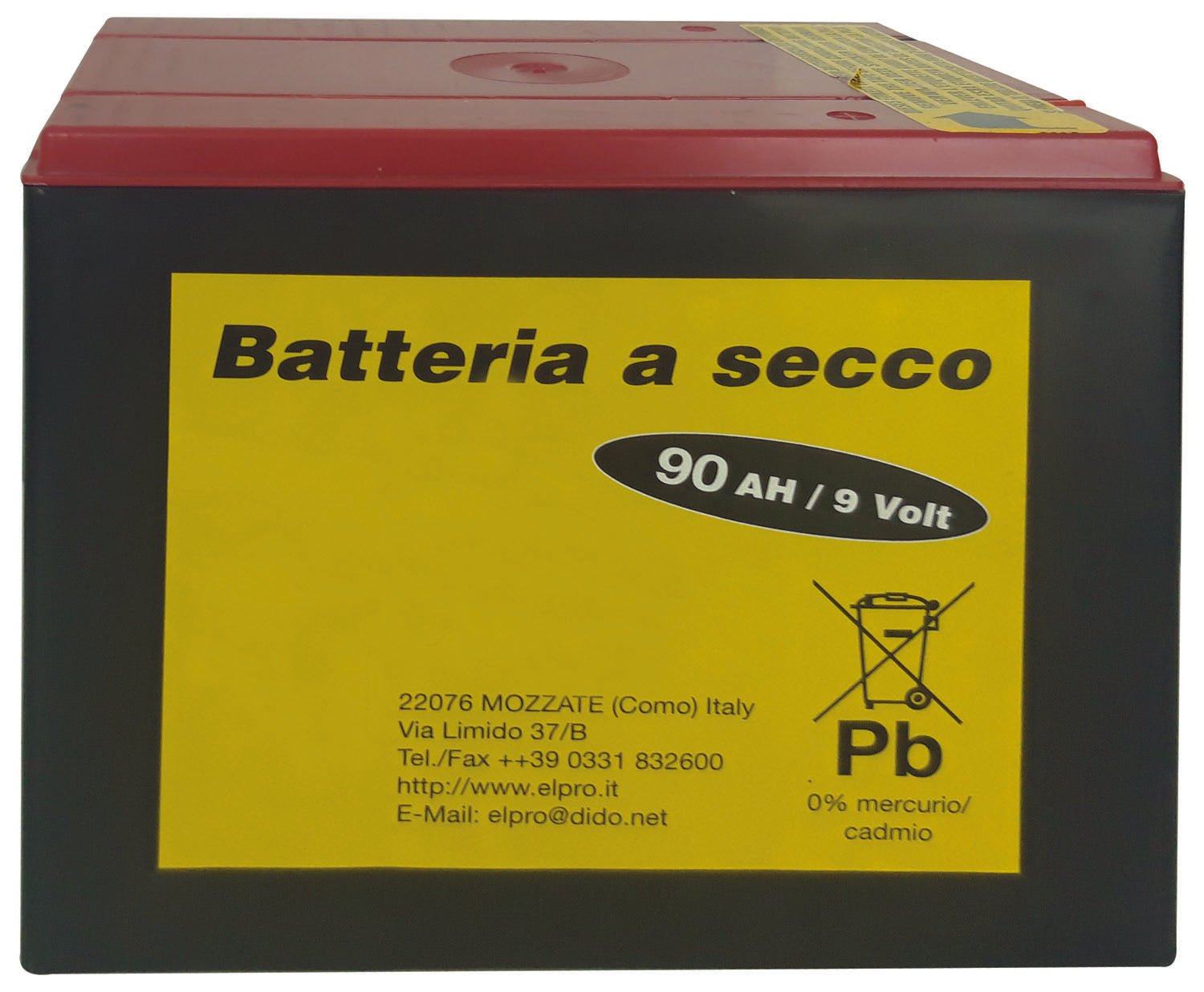 BATTERIE A SECCO 130AH 9V P/ELETTR