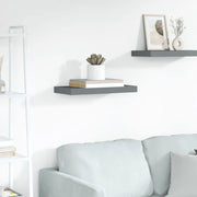 Scaffale a Parete Grigio Lucido 50x23x3,8 cm in MDF cod mxl 33022