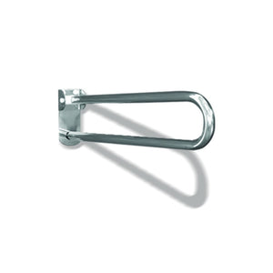 Maniglione barra ribaltabile con piastra lunga cm 60 inox lucido