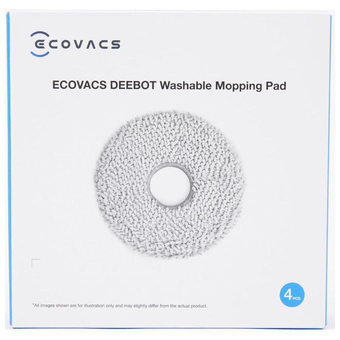 Ecovacs 4 Panni Microfibra Lavabili per DEEBOT N30 PRO OMNI