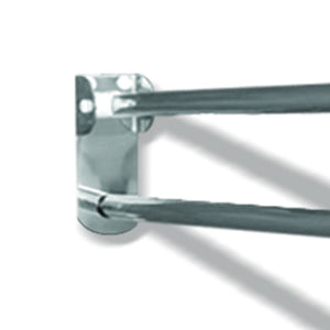Maniglione barra ribaltabile con piastra lunga cm 60 inox lucido